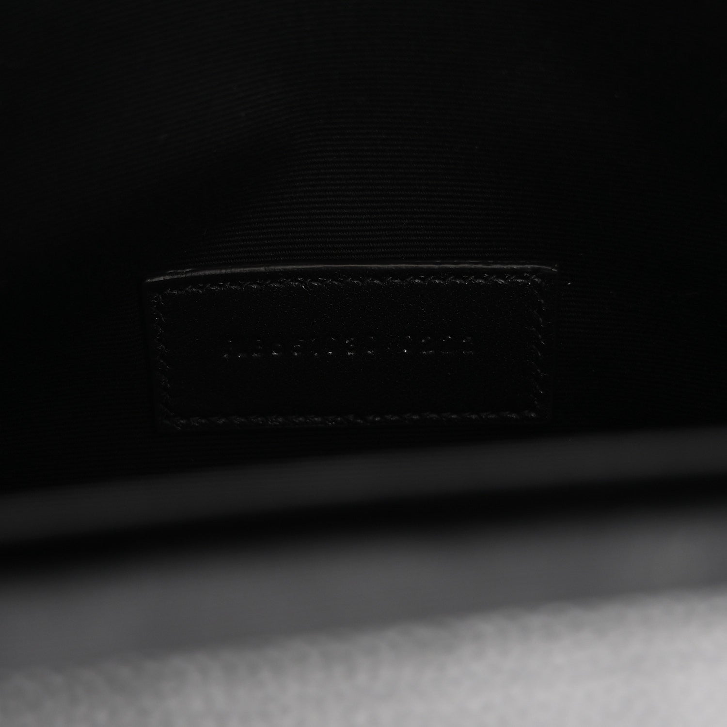 Saint Laurent Grain De Poudre Textured Mixed Matelasse Triquilt Monogram Clutch Black 7 of 11