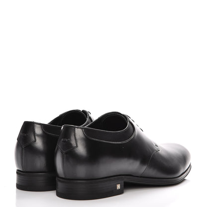 Louis Vuitton Lambskin Derby Lace Up Shoes 8 Black 4 of 8