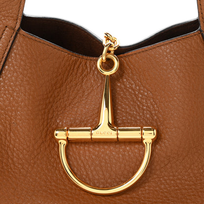 Gucci Grained Calfskin Softbit Medium Shoulder Bag Brown 15 of 21