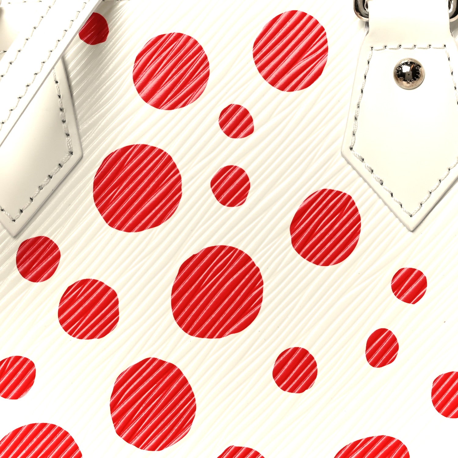 Louis Vuitton LV X YK Epi Alma BB White 10 of 12