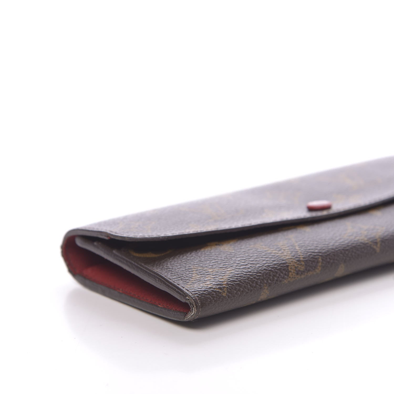 Louis Vuitton Monogram Emilie Wallet Red 8 of 12