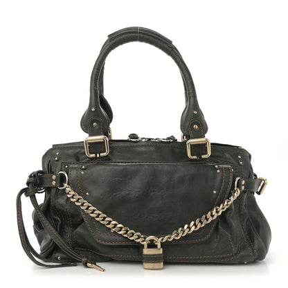 Chloe Calfskin Medium Paddington Capsule Satchel Laurier 1 of 12
