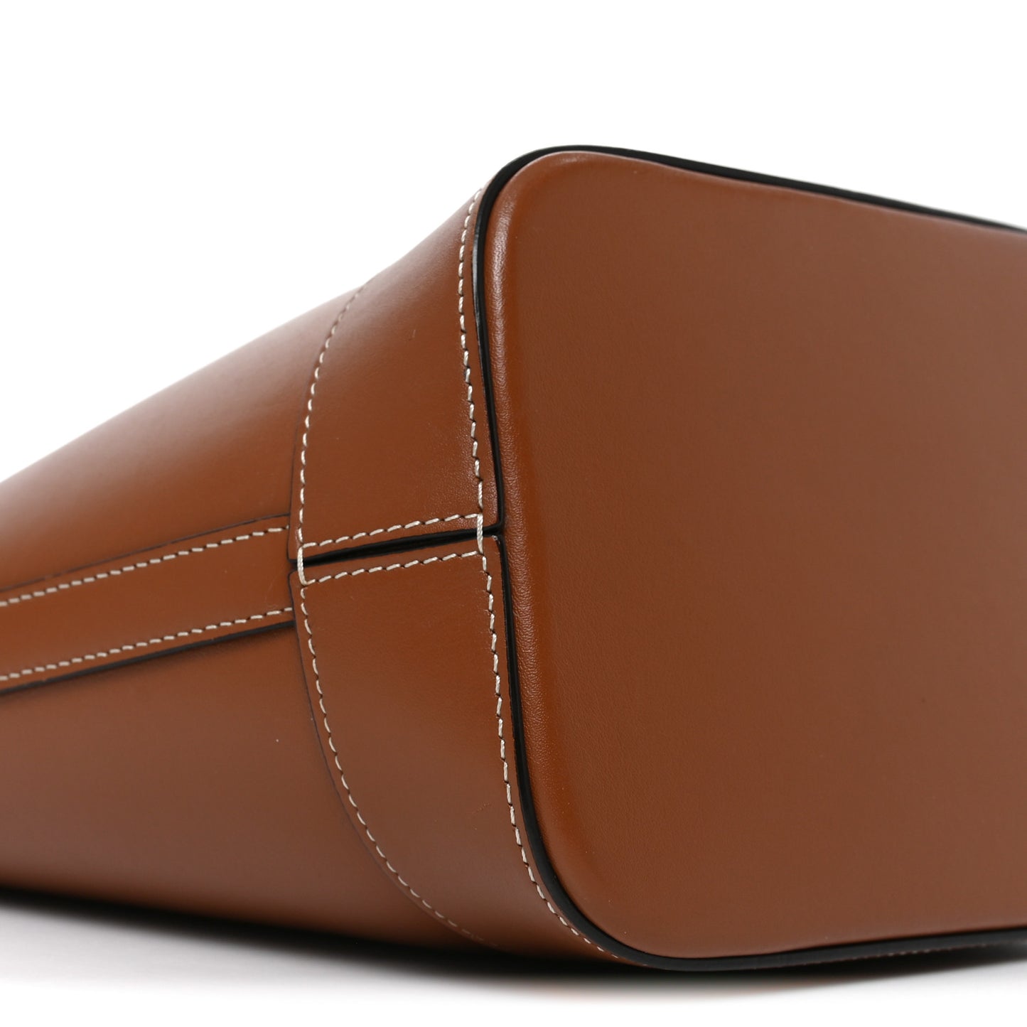 Smooth Calfskin Small Cuir Triomphe Bucket Bag Tan