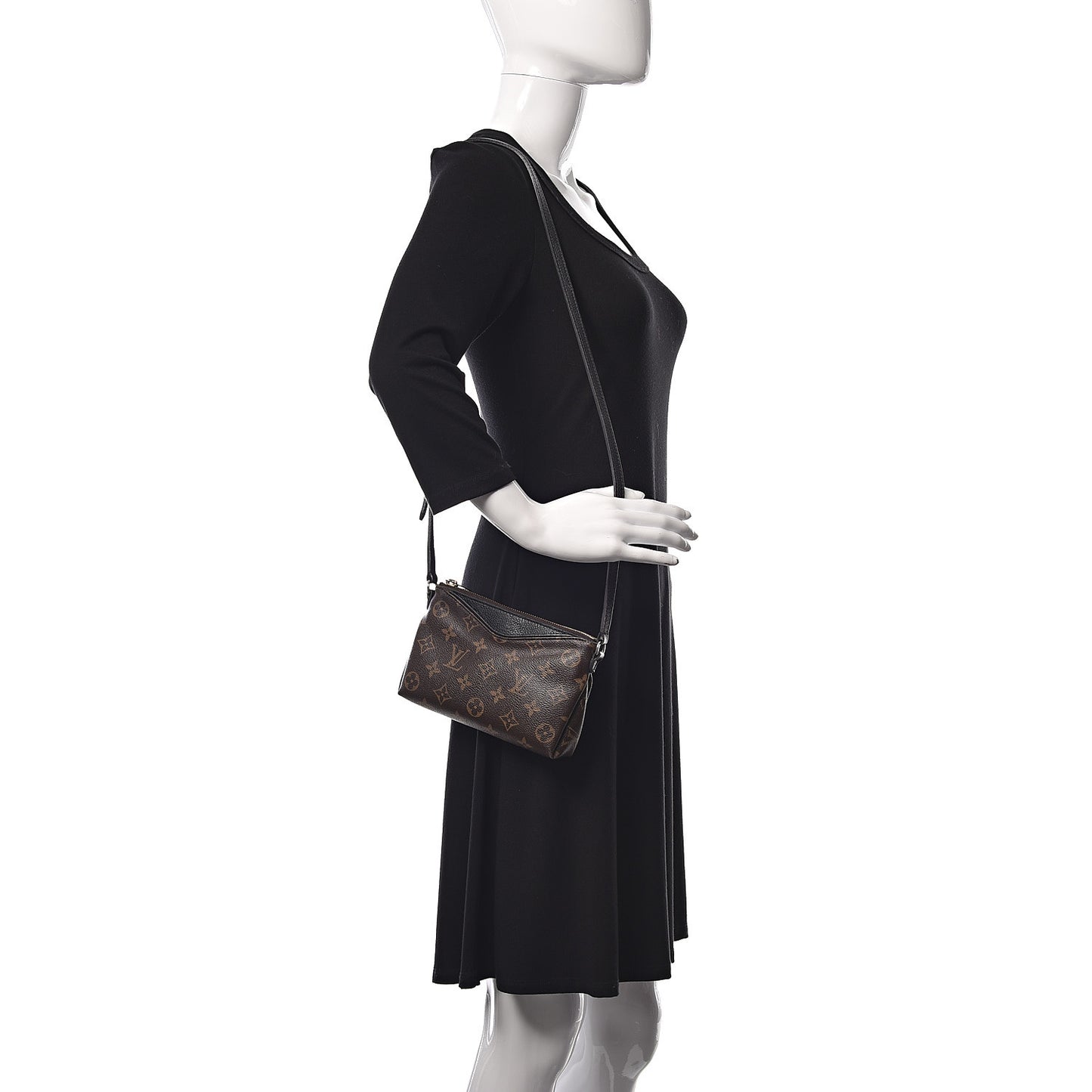 Monogram Pallas Crossbody Black