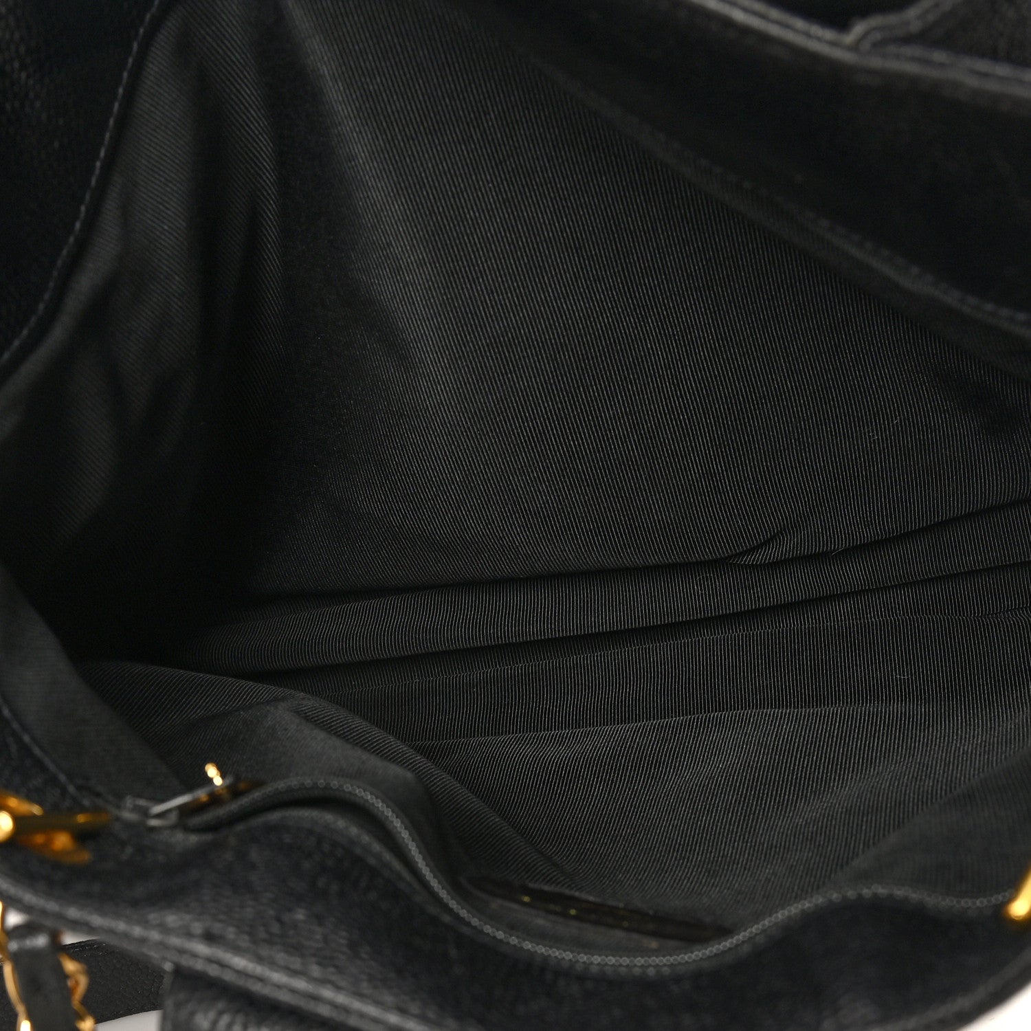 Chanel Caviar CC Shopper Tote Black 6 of 11