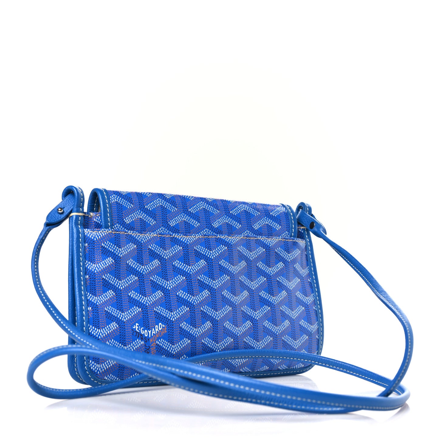 Goyardine Plumet Wallet Clutch Sky Blue