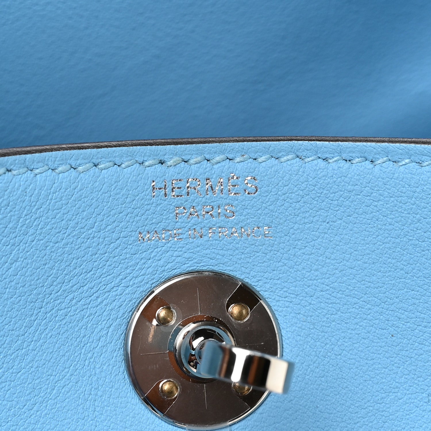 Hermes Swift Mini Lindy 20 Celeste 6 of 11