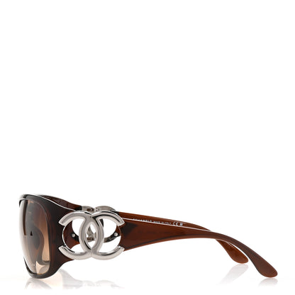 Chanel Acetate CC Sunglasses 6014 Brown 3 of 6