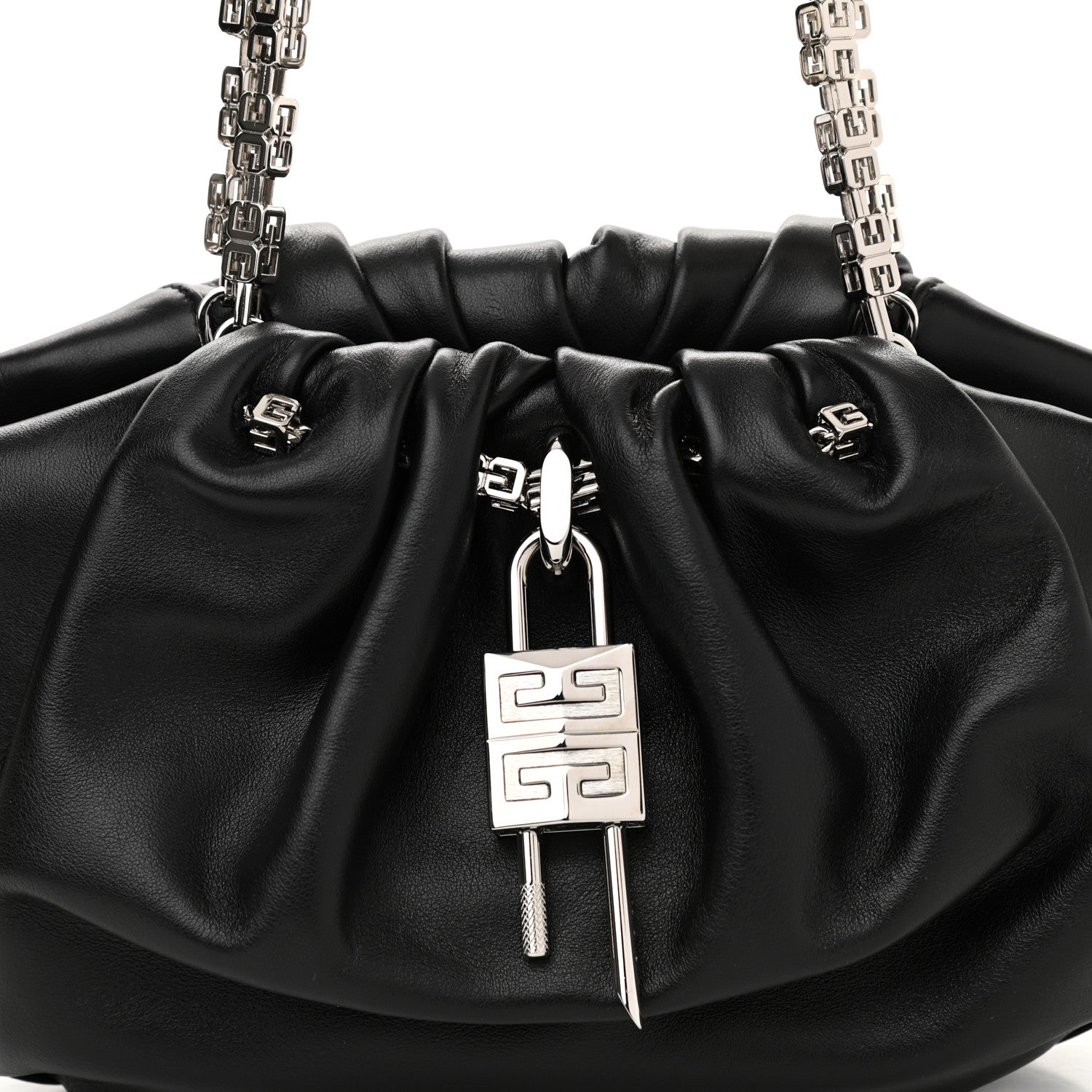 Givenchy Calfskin Kenny Shoulder Bag Black 8 of 10