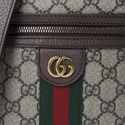 Gucci GG Supreme Monogram Web Mini Ophidia Messenger Brown 10 of 10