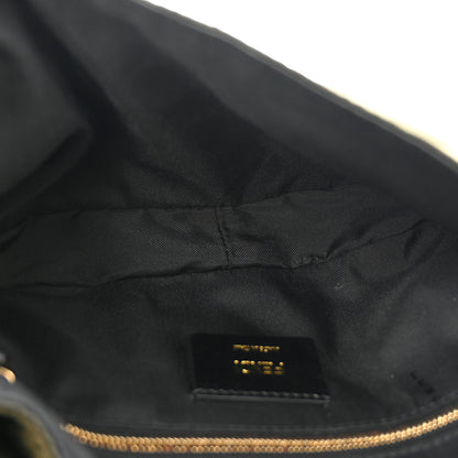 Fendi Nylon Dolmias Vitello Grace FF Puffer Belt Baguette Bag Military Brown Tortora 5 of 13
