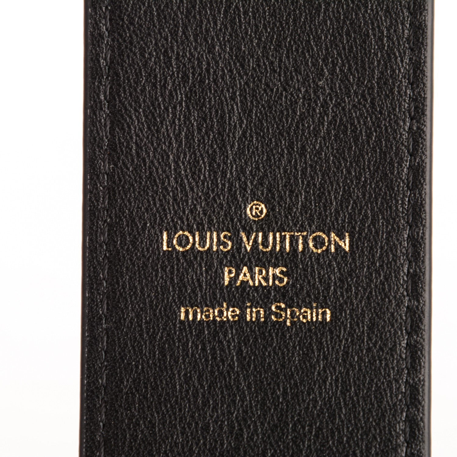 Louis Vuitton Monogram Bandouliere Shoulder Strap Black 4 of 4