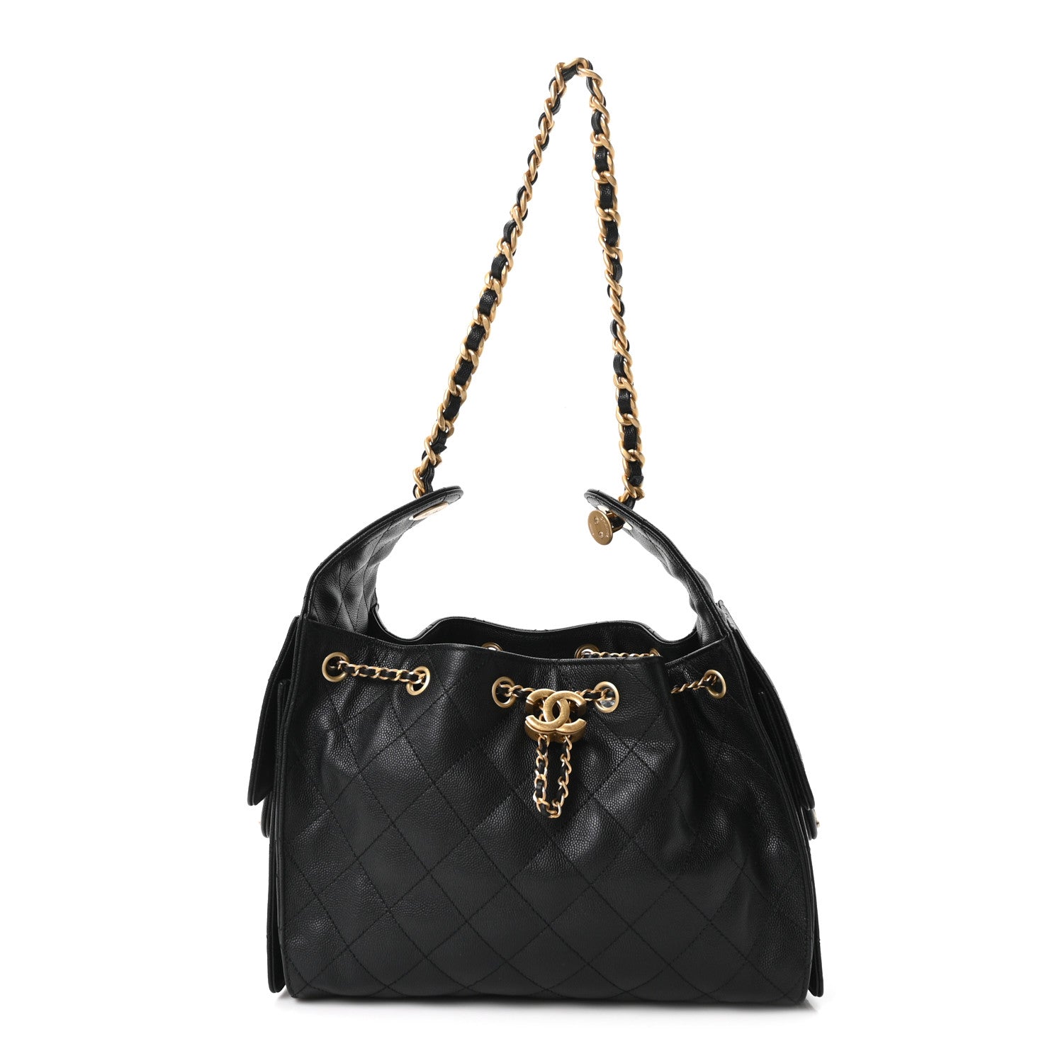 Chanel Caviar Quilted Small Chanel 25 Handbag Black 1 of 10