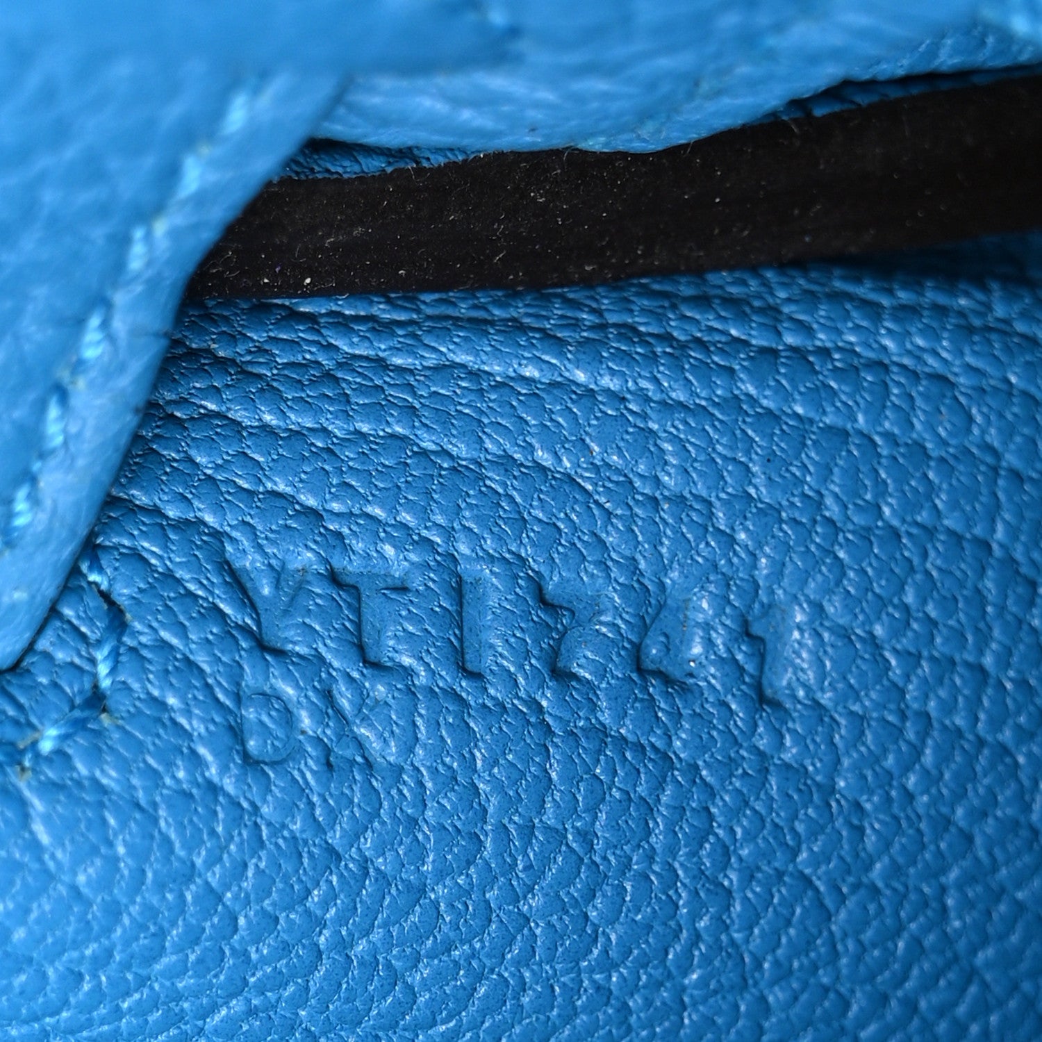 Hermes Togo Kelly Retourne 25 Bleu Frida 7 of 14
