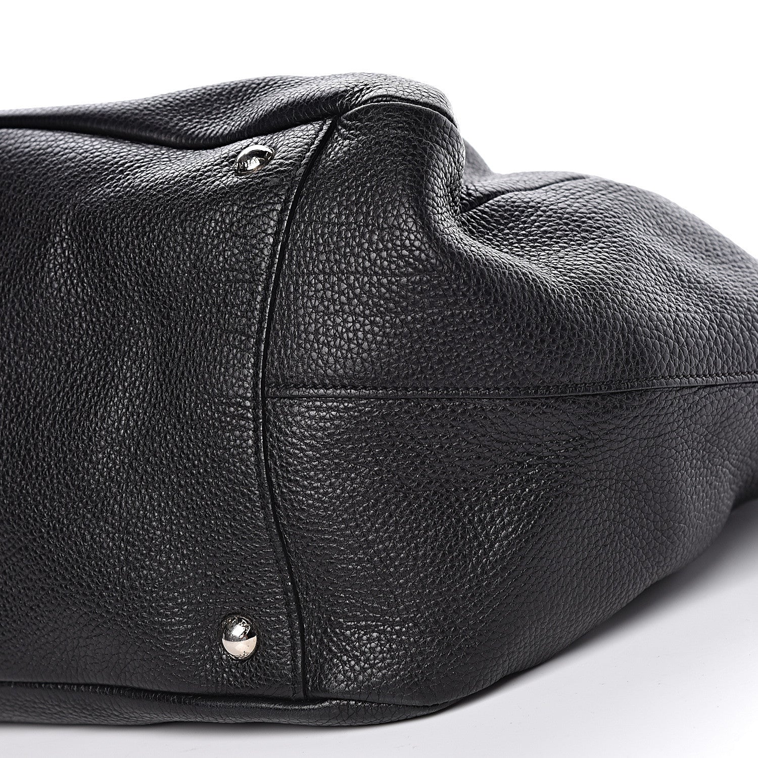 Prada Vitello Daino Side Pocket Hobo Black 16 of 17