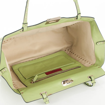 Valentino Garavani Vitello Medium Rockstud Tote Apple 5 of 6