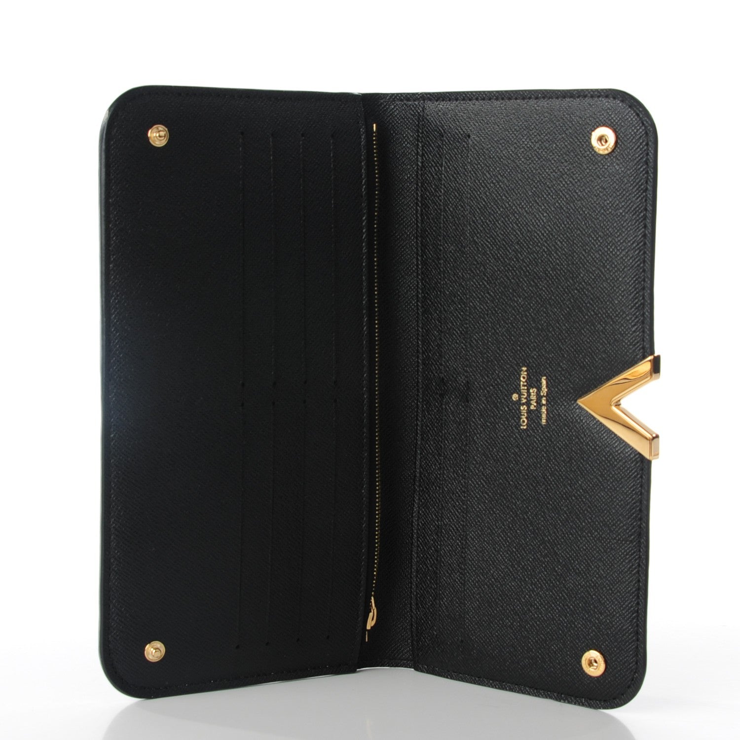 Louis Vuitton Monogram Monogram Kimono Wallet Black 5 of 7