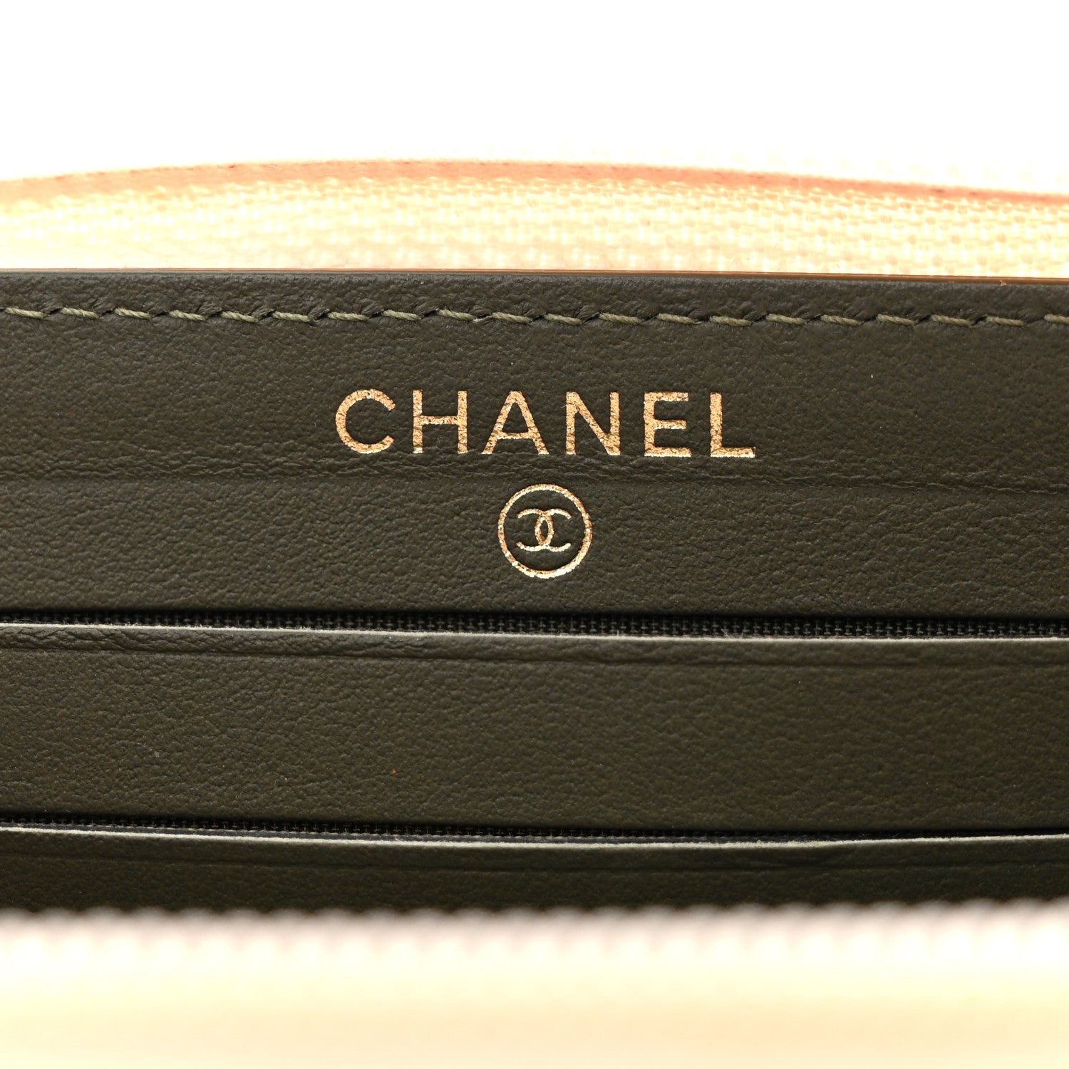 Chanel Caviar Quilted Small Boy Zip Around Wallet Beige 6 of 13