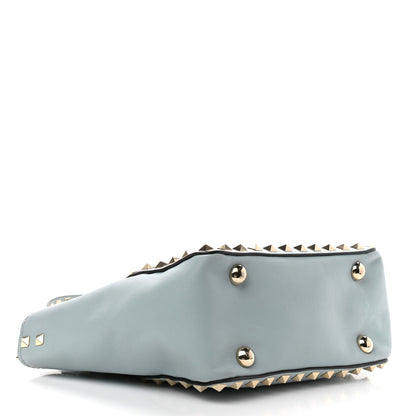 Valentino Garavani Vitello Mini Rockstud Tote Sky Sorbet 4 of 12
