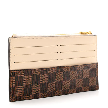 Louis Vuitton Damier Ebene Slim Purse Cream 3 of 8