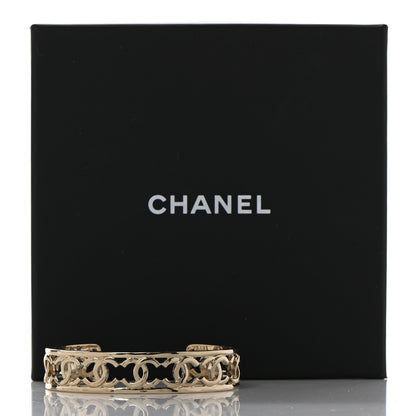 Chanel Metal Logo CC Cuff Gold 5 of 5
