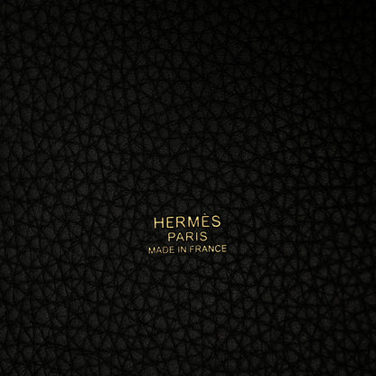 Hermes Taurillon Clemence Picotin Lock 22 MM Black 6 of 11