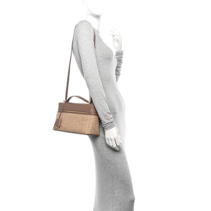 Loro Piana Calfskin Cotton Linen L27 Extra Pocket Bag Natural Light Beige 2 of 10