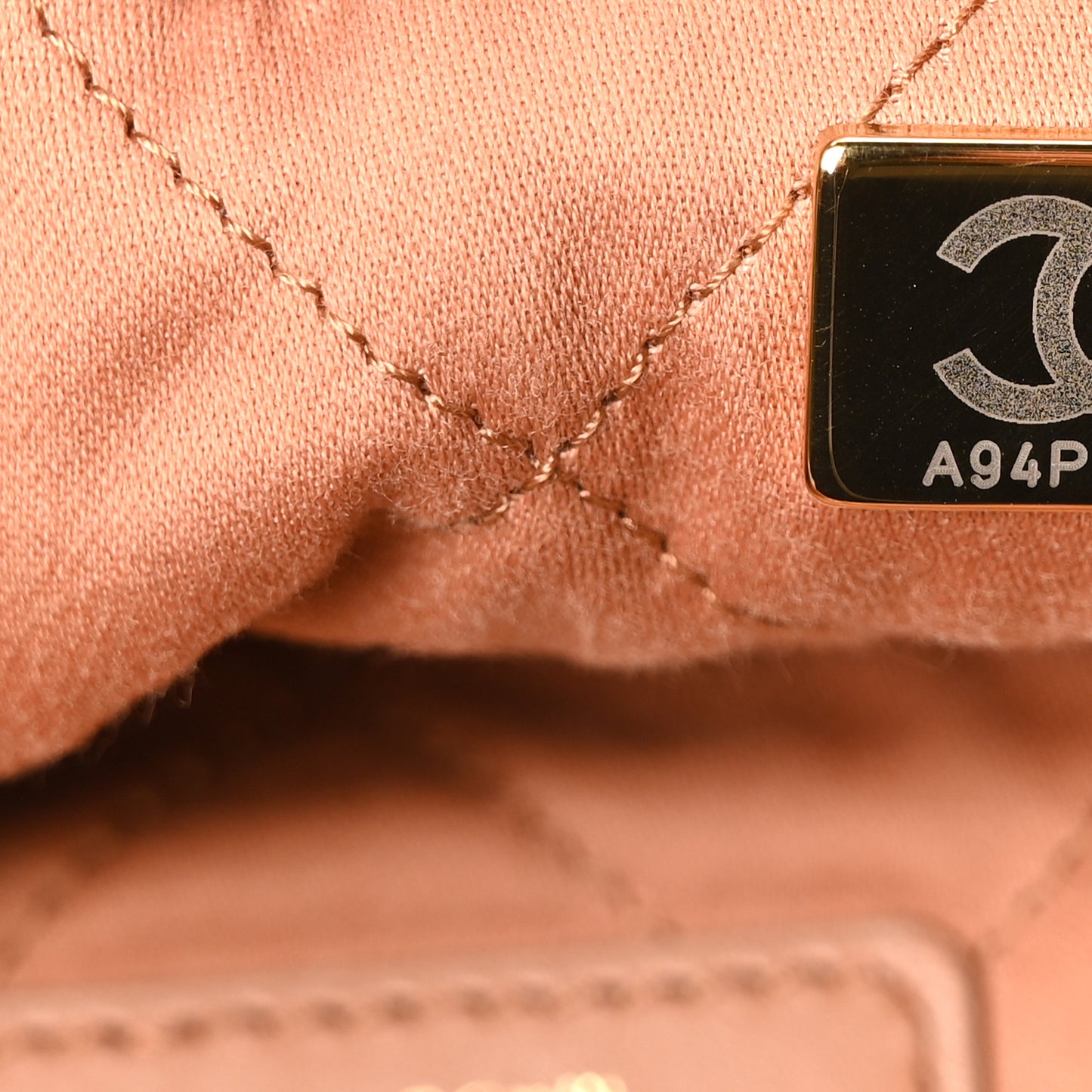 Shiny Calfskin Quilted Small Chanel 22 Camel