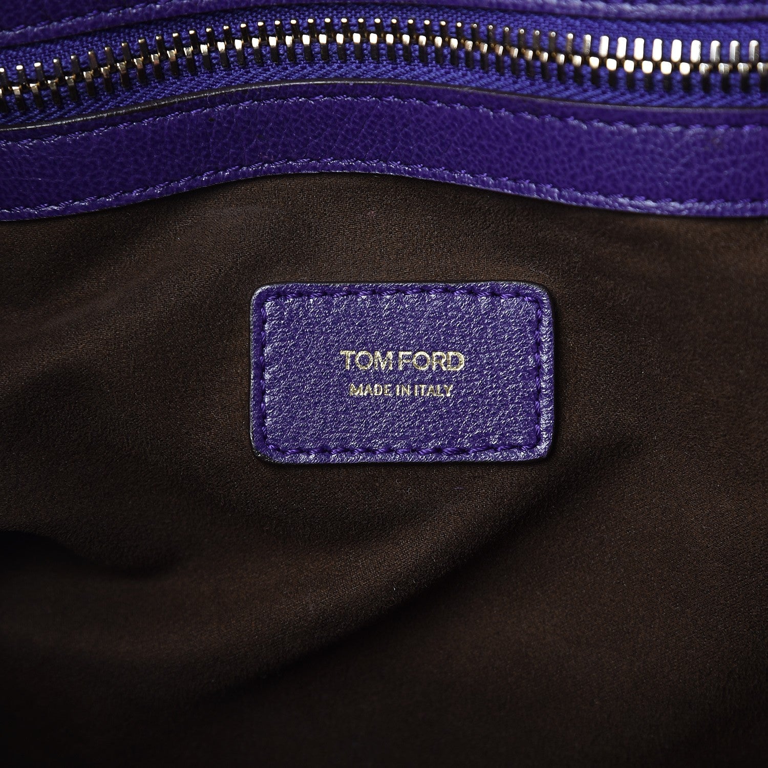 Tom Ford Calf Hair Medium Jennifer Trapeze Tote Purple 6 of 16