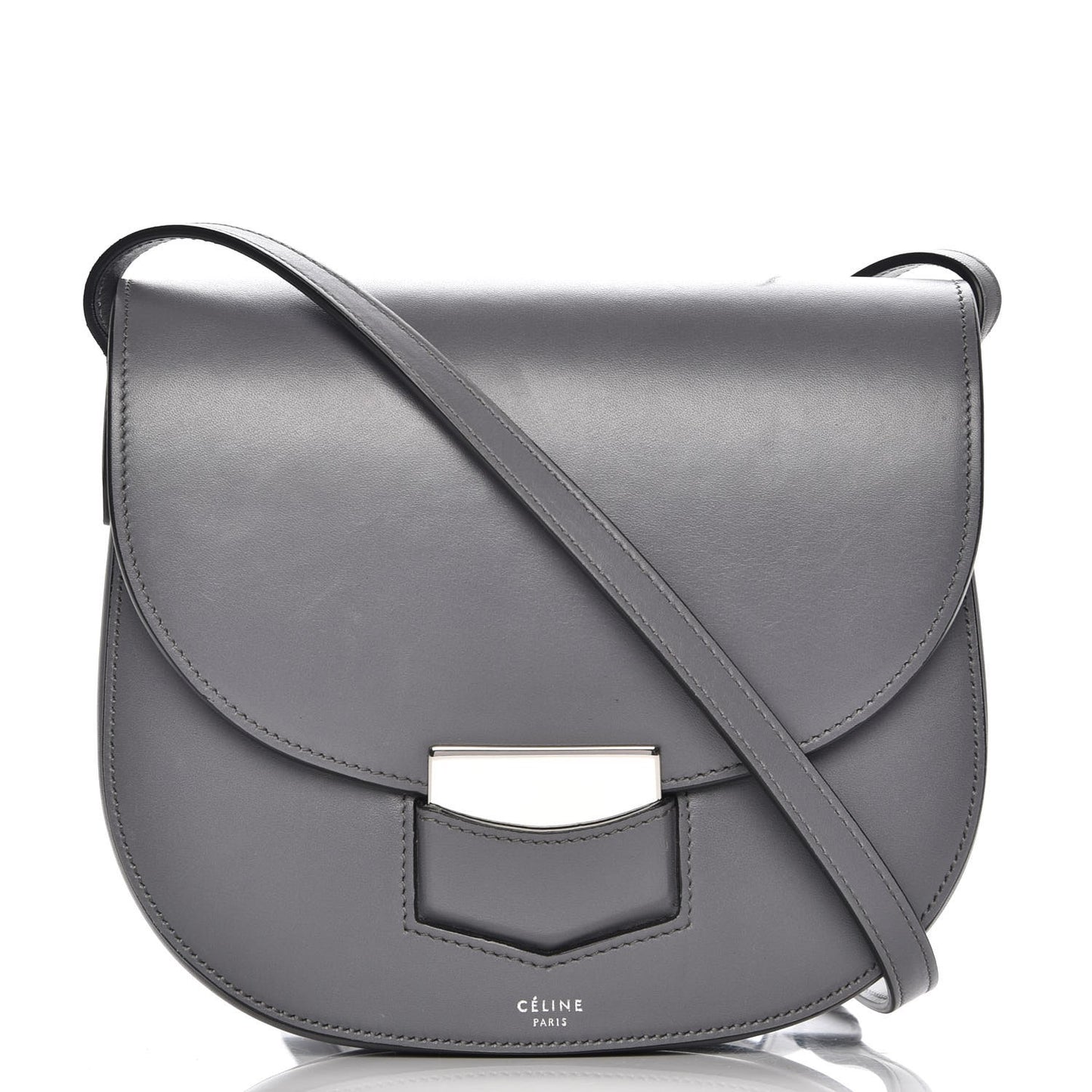 Smooth Calfskin Small Trotteur Storm