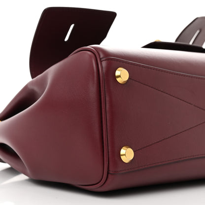 Balenciaga Smooth Calfskin Small Bel Air Carry All Bag Dark Burgundy 8 of 9