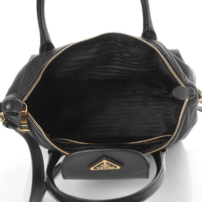 Prada Saffiano Tessuto Nylon Tote Black 5 of 7