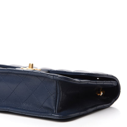 Chanel Caviar Quilted Medium Sweet Classic Flap Navy Blue 7 of 10