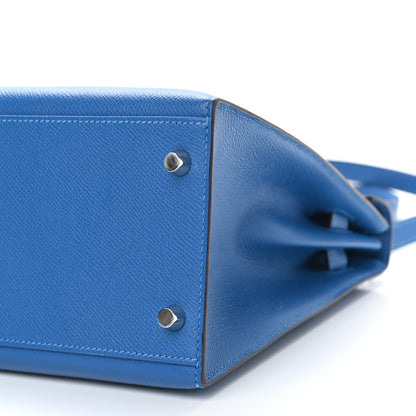 Hermes Epsom Kelly Sellier 32 Bleu Izmir 10 of 13
