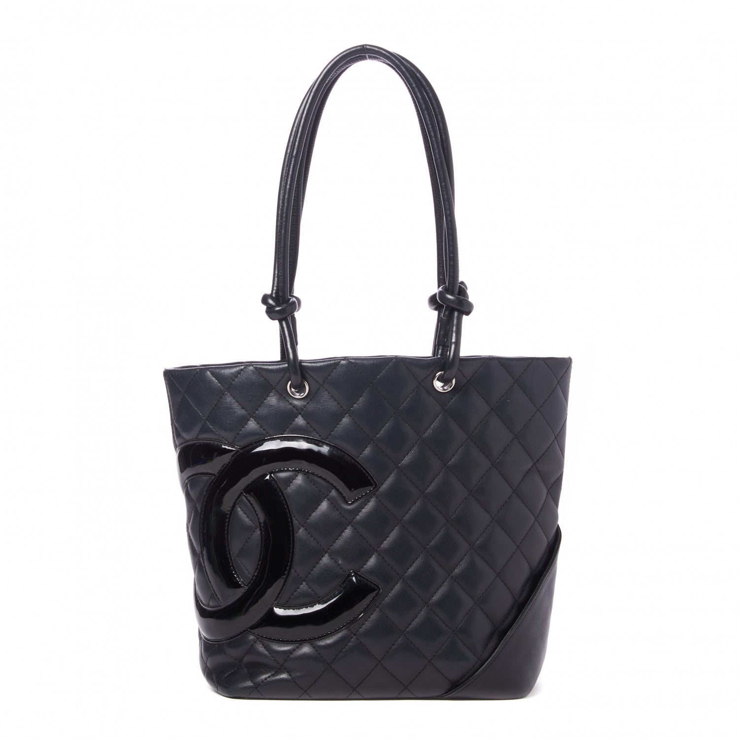 Chanel Calfskin Quilted Medium Cambon Tote Black 1 of 9