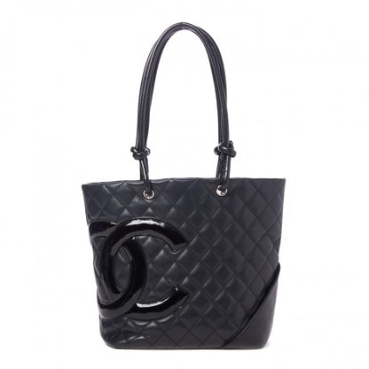 Chanel Calfskin Quilted Medium Cambon Tote Black 1 of 9