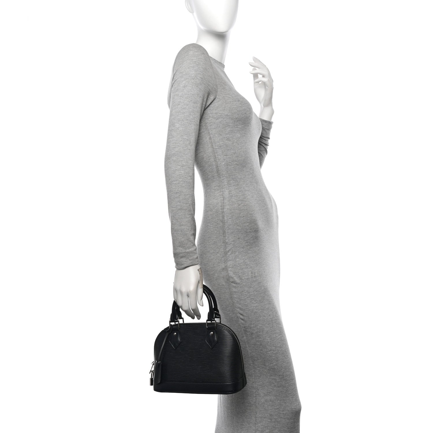 Louis Vuitton Epi Alma BB Black 2 of 14