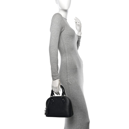 Louis Vuitton Epi Alma BB Black 2 of 14