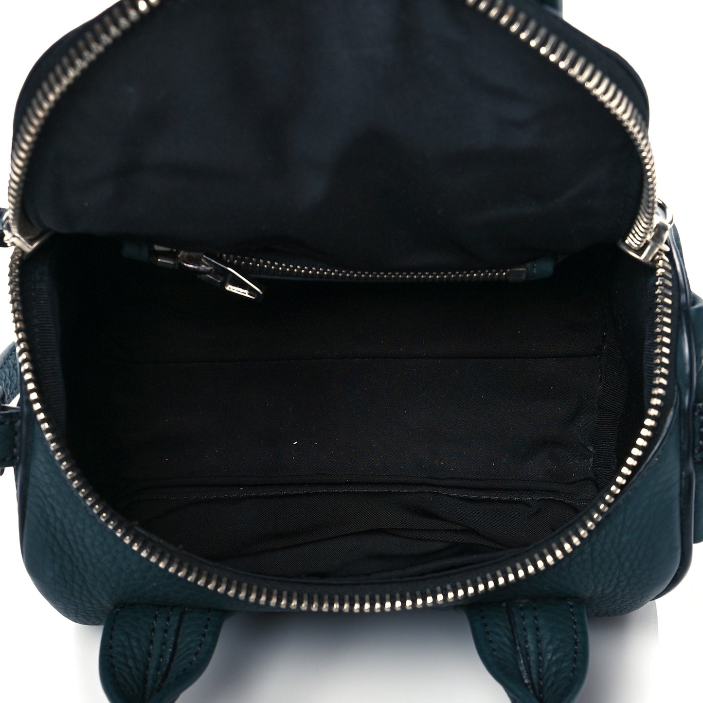 Pebbled Lambskin Mini Rockie Dark Argon Silver Hardware