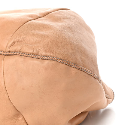 Gucci Pebbled Calfskin Medium Marrakech Shoulder Bag Beige 9 of 11