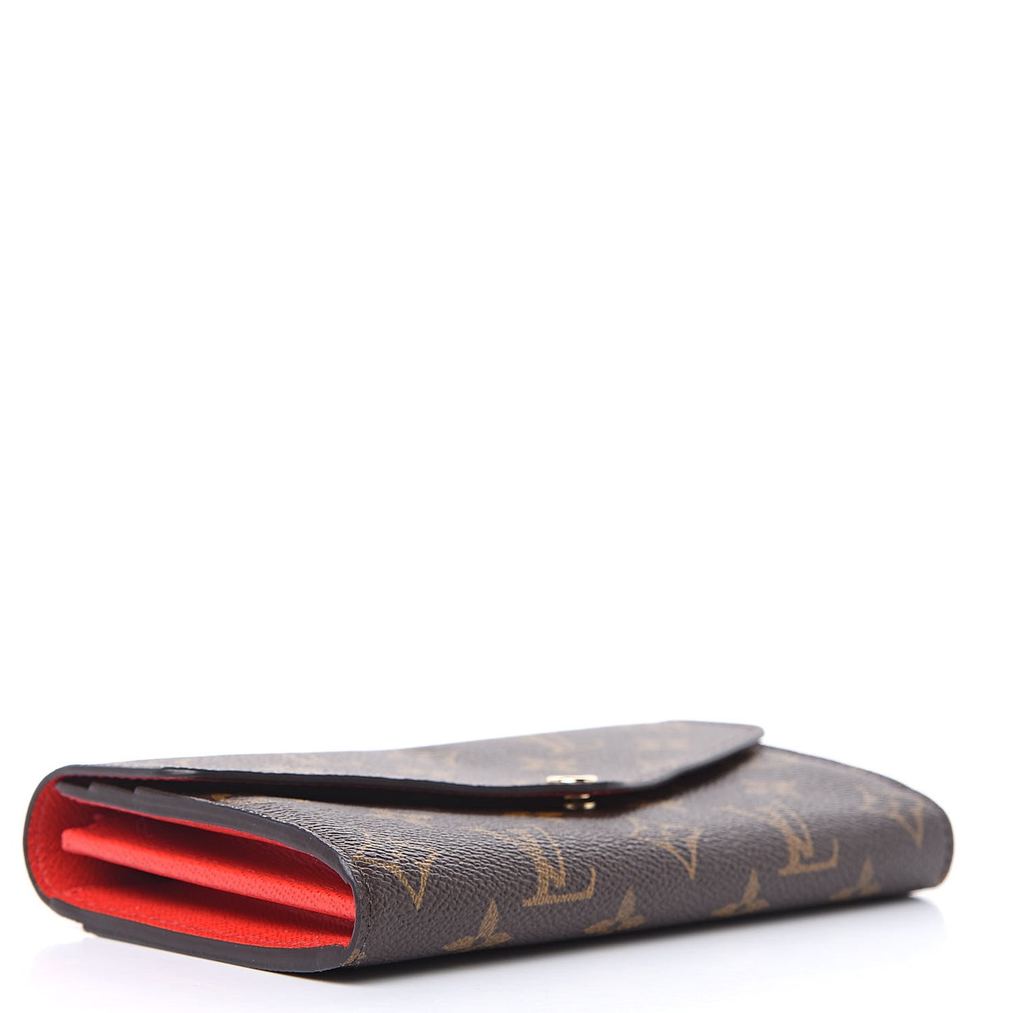 Monogram Sarah Wallet NM Coquelicot