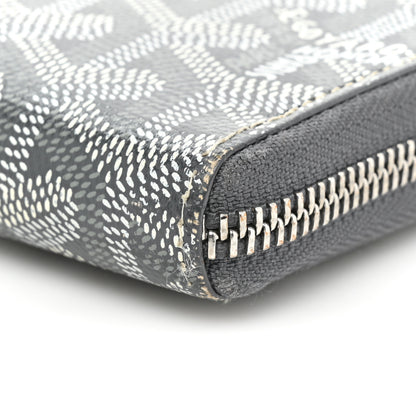 Goyard Goyardine Matignon Zip Around GM Wallet Grey 11 of 20