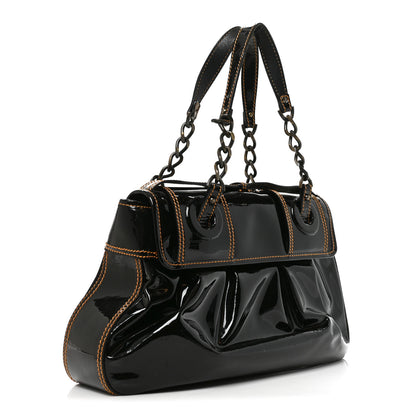 Fendi Patent B Bag Black 3 of 10