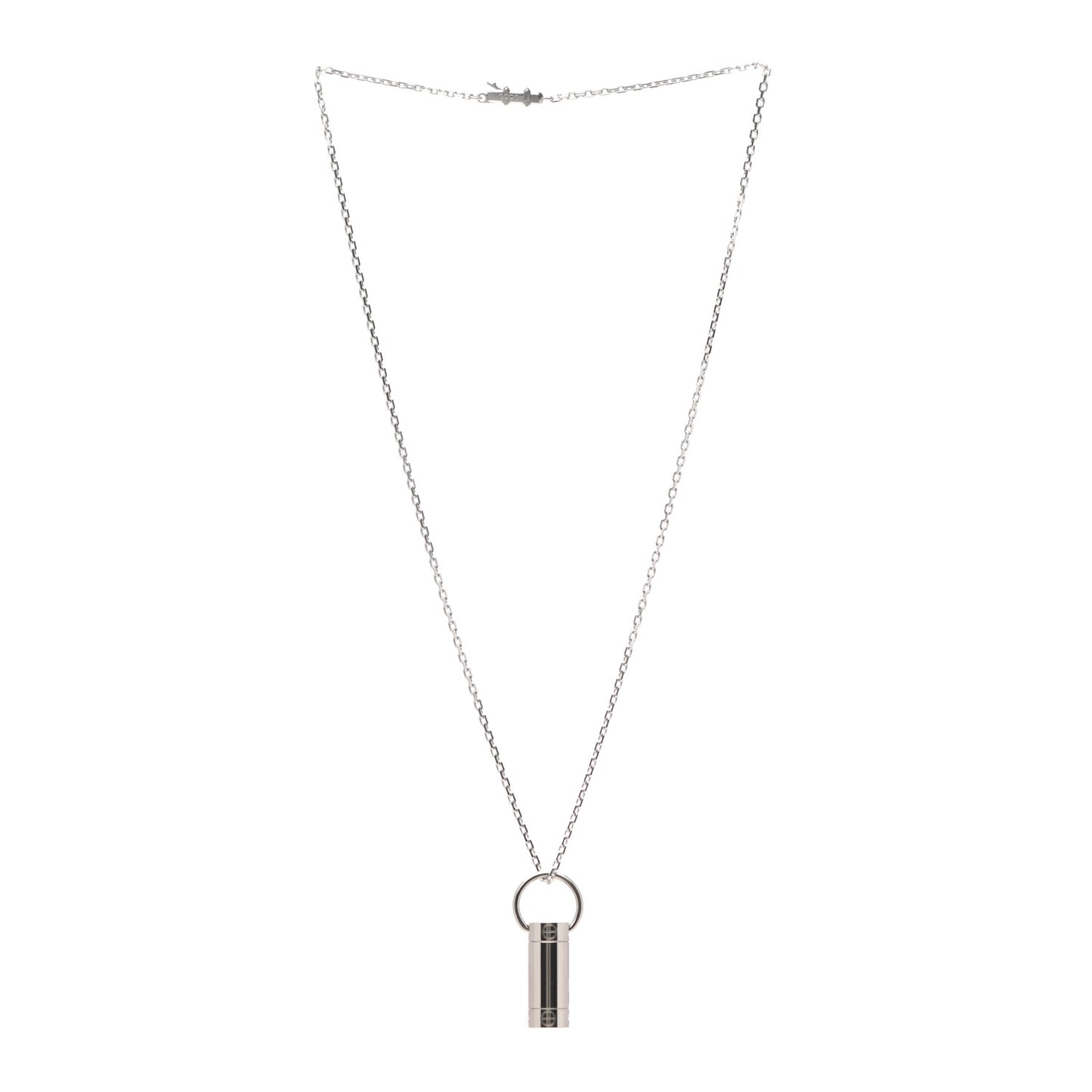 18K White Gold LOVE Screwdriver Pendant Necklace