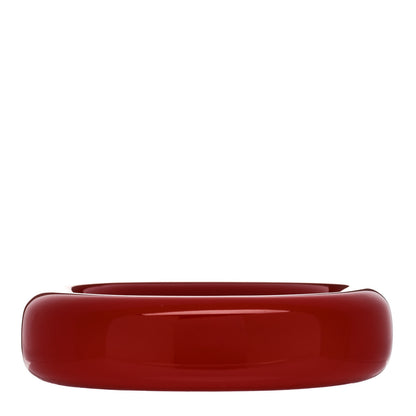 Tiffany Lacquer Hardwood Elsa Peretti Doughnut Bangle Bracelet Red 1 of 3