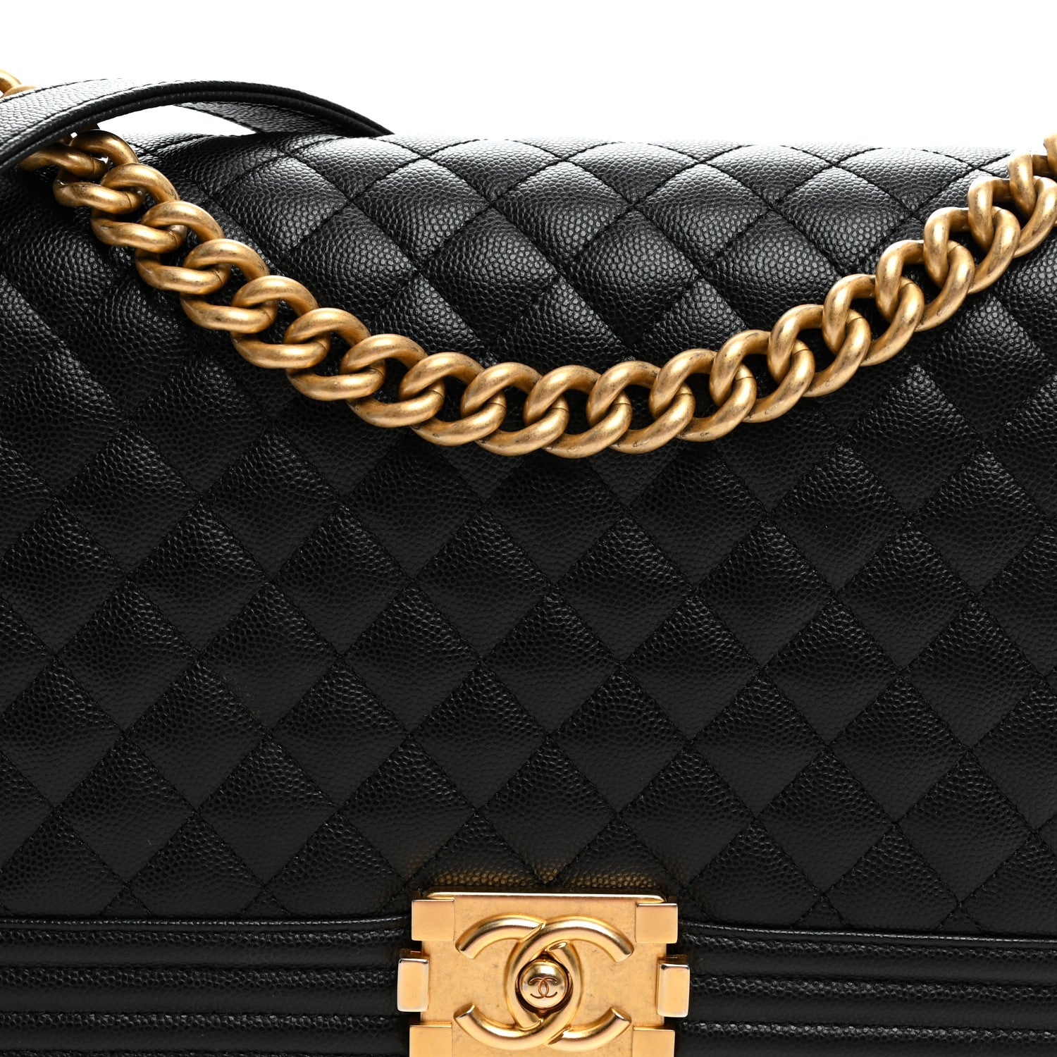Chanel Lambskin Quilted New Medium Boy Flap Black 8 of 12