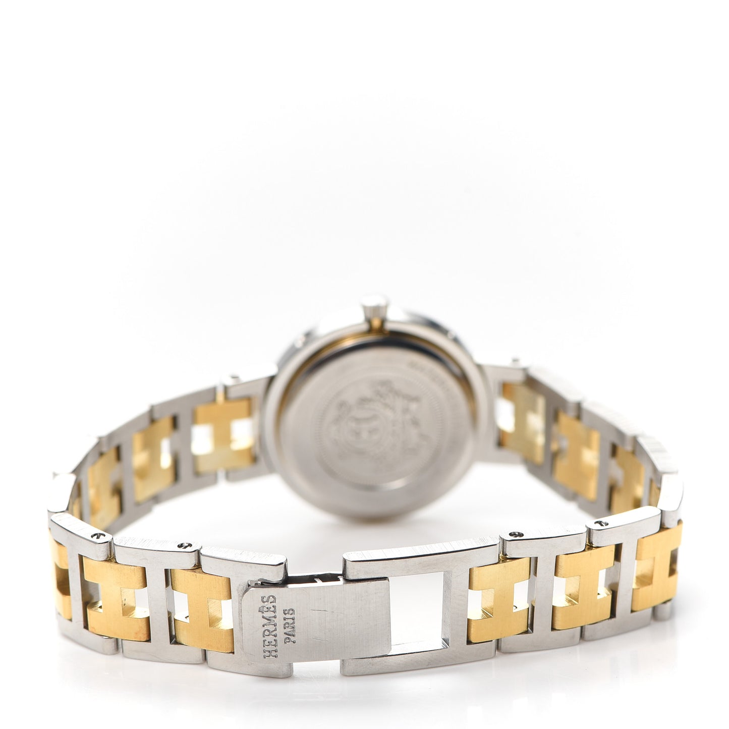 Stainless Steel 24mm Clipper Quartz Watch Gold