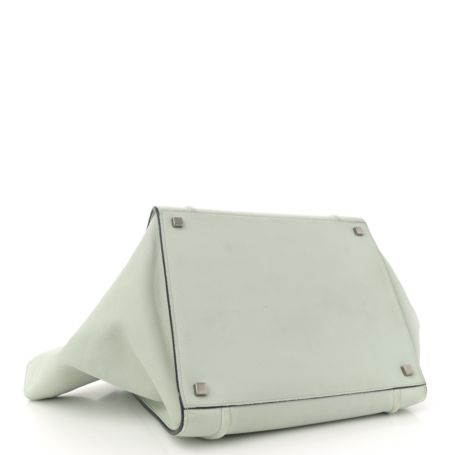 Celine Baby Grained Calfskin Medium Phantom Luggage Jade 4 of 14