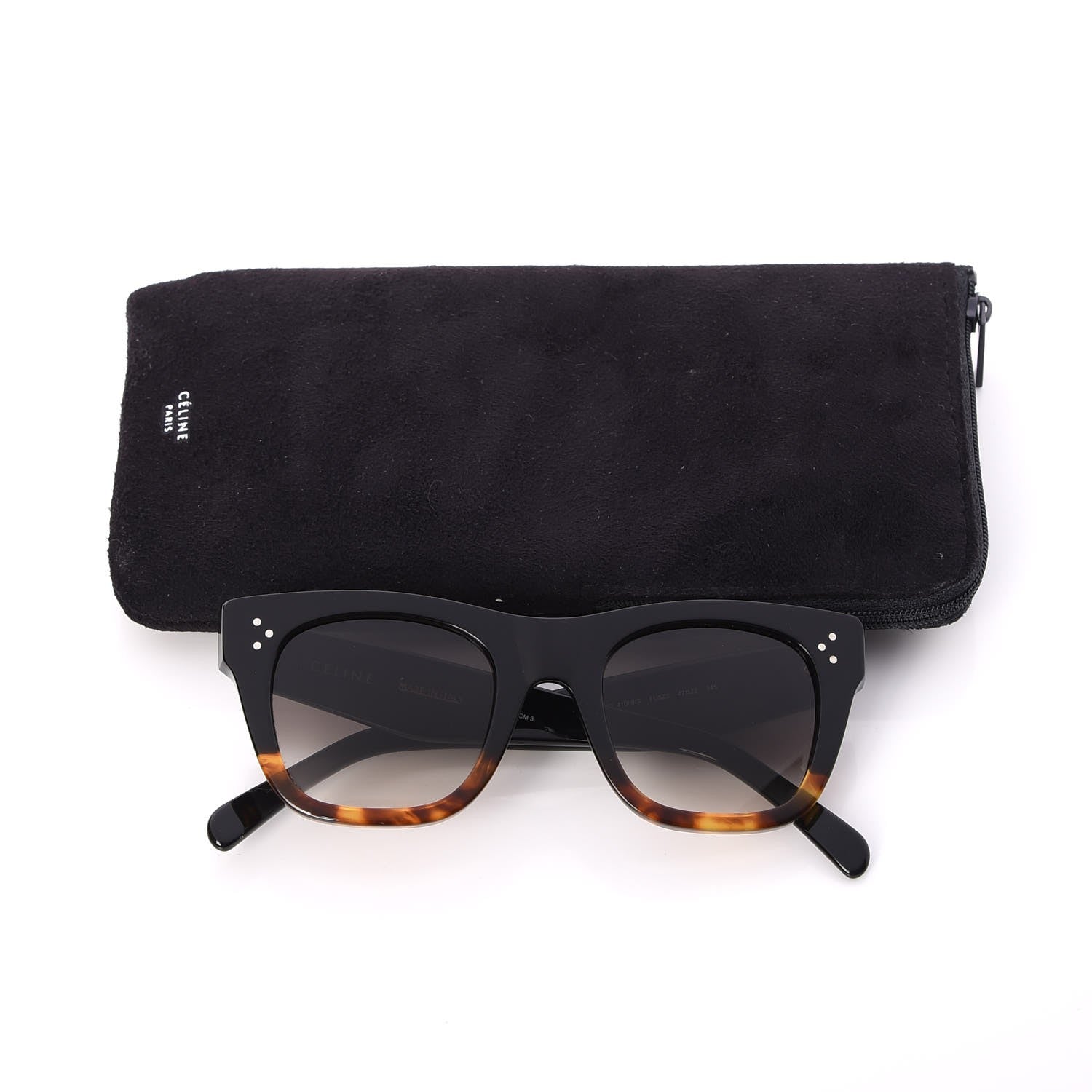 Celine Acetate Catherine Sunglasses CL41089/S Black Havana 8 of 8
