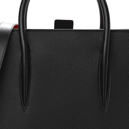 Christian Louboutin Calfskin Empire Patent Studded Medium Paloma Black 7 of 11